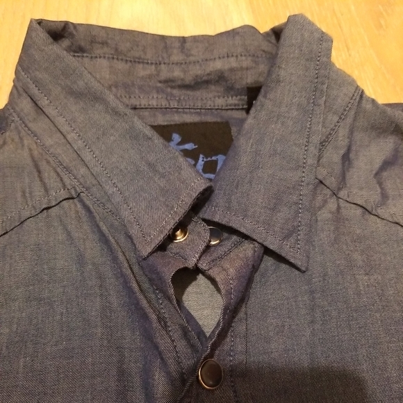 Age Of Wisdom Long Sleeve XL Blue Button Down - Picture 8 of 10